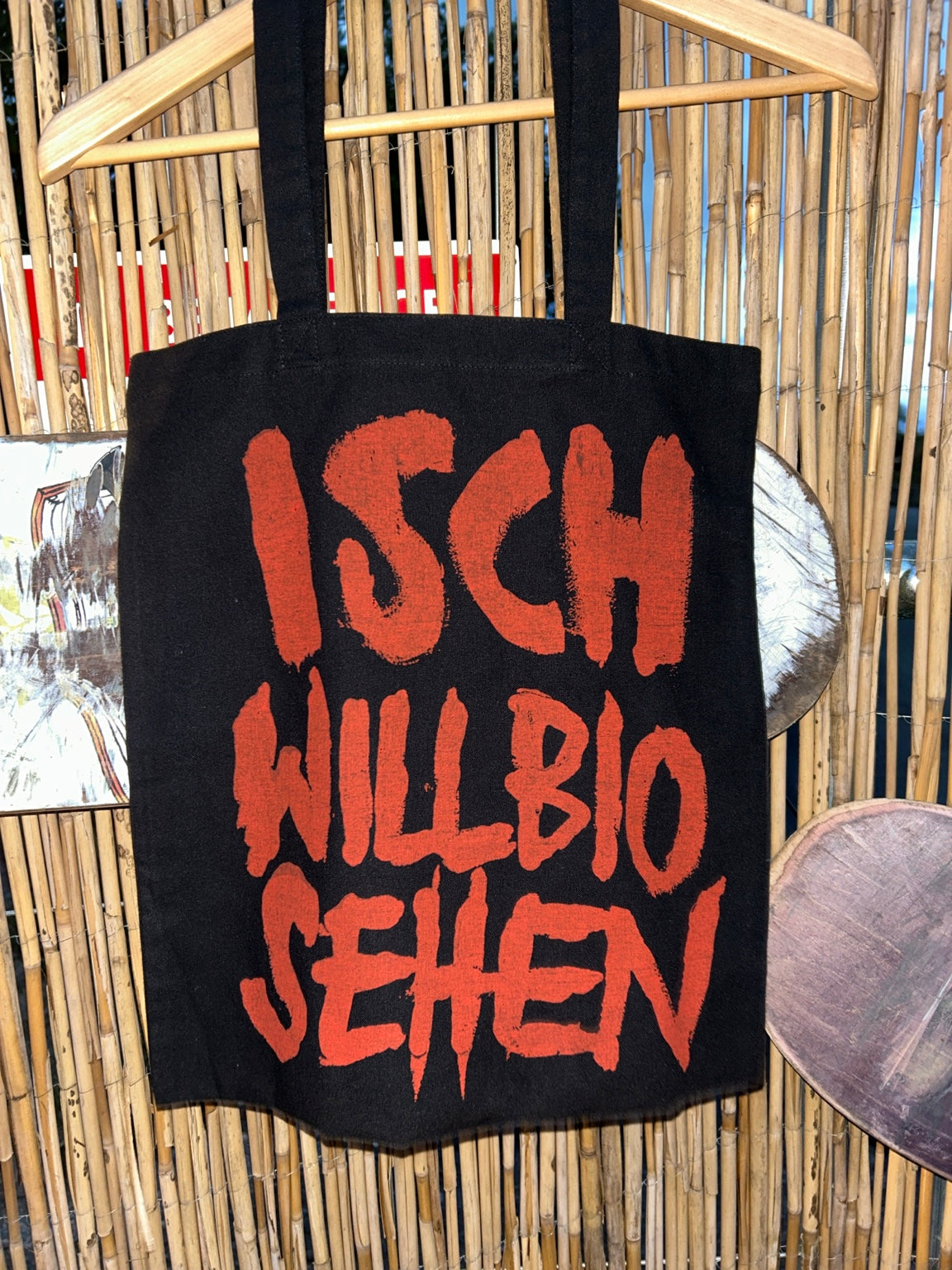 HESSEDOGG Botschaftsbeutel Isch will Bio sehen